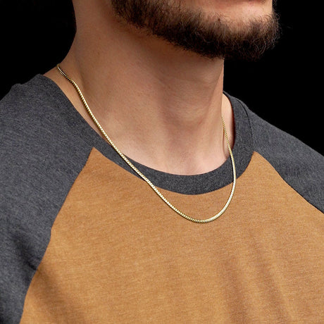 10k 14k Solid Gold Cuban Link Chain Mens Fashion Jewelry The Gold Gods 2.5mm 20 inch