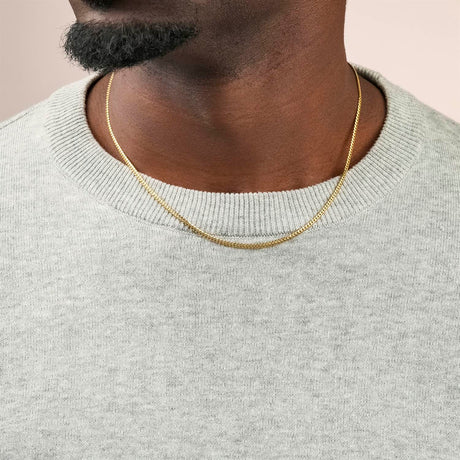 10k 14k Solid Gold Cuban Link Chain Mens Fashion Jewelry The Gold Gods 20 inch 2.5mm 2
