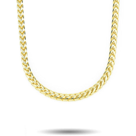 Curved Franco Gold Chain (6MM) The Gold Gods front view