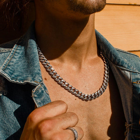 DIAMOND CUBAN LINK CHAIN WHITE GOLD 10MM  the-gold-gods-mens-jewelry