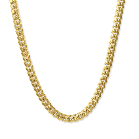 GoldPlated14mmMiamiCubanLinkNecklaceTheGoldGodsMensJewlery