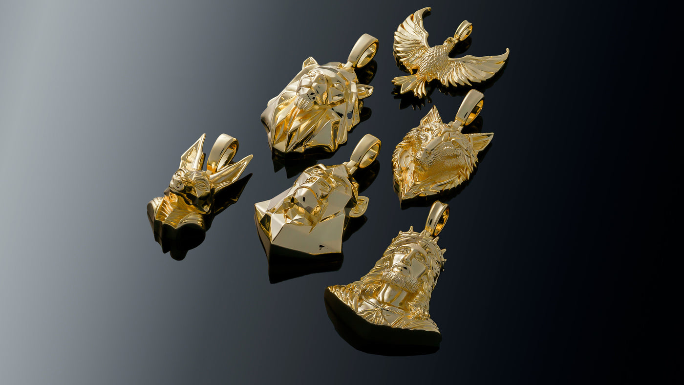 New AI inspired collection The Gold Gods Men's Jewelry