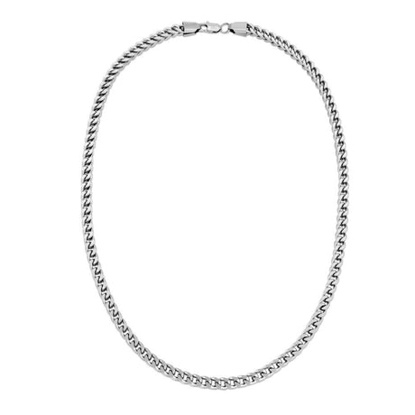 White Gold 6mm Franco Chain The Gold Gods 2